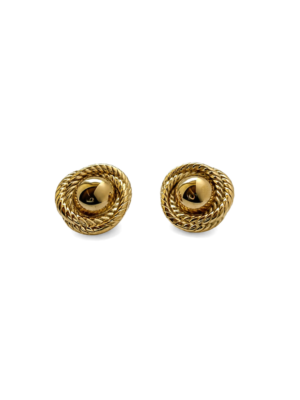 Sabine Textured Dome Earrings