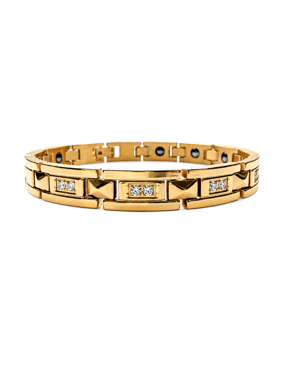 Elara Geometric Link Bracelet