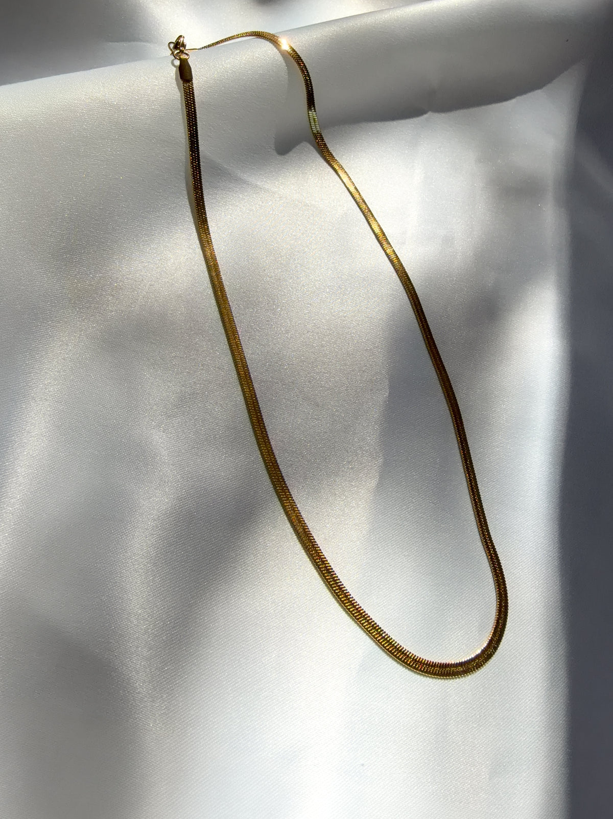 Sleek Blade Chain Necklace