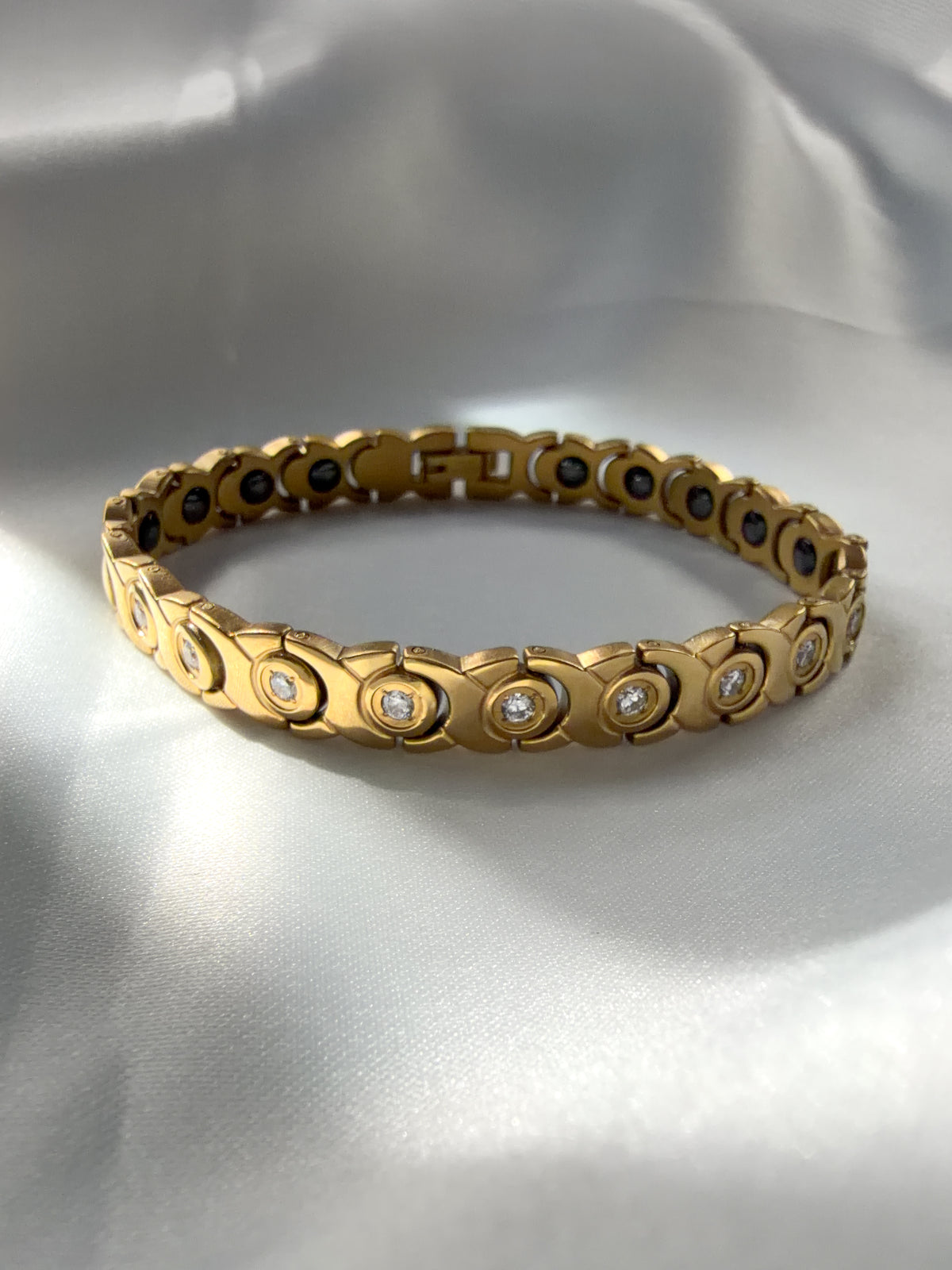Solenne Zircon Link Bracelet