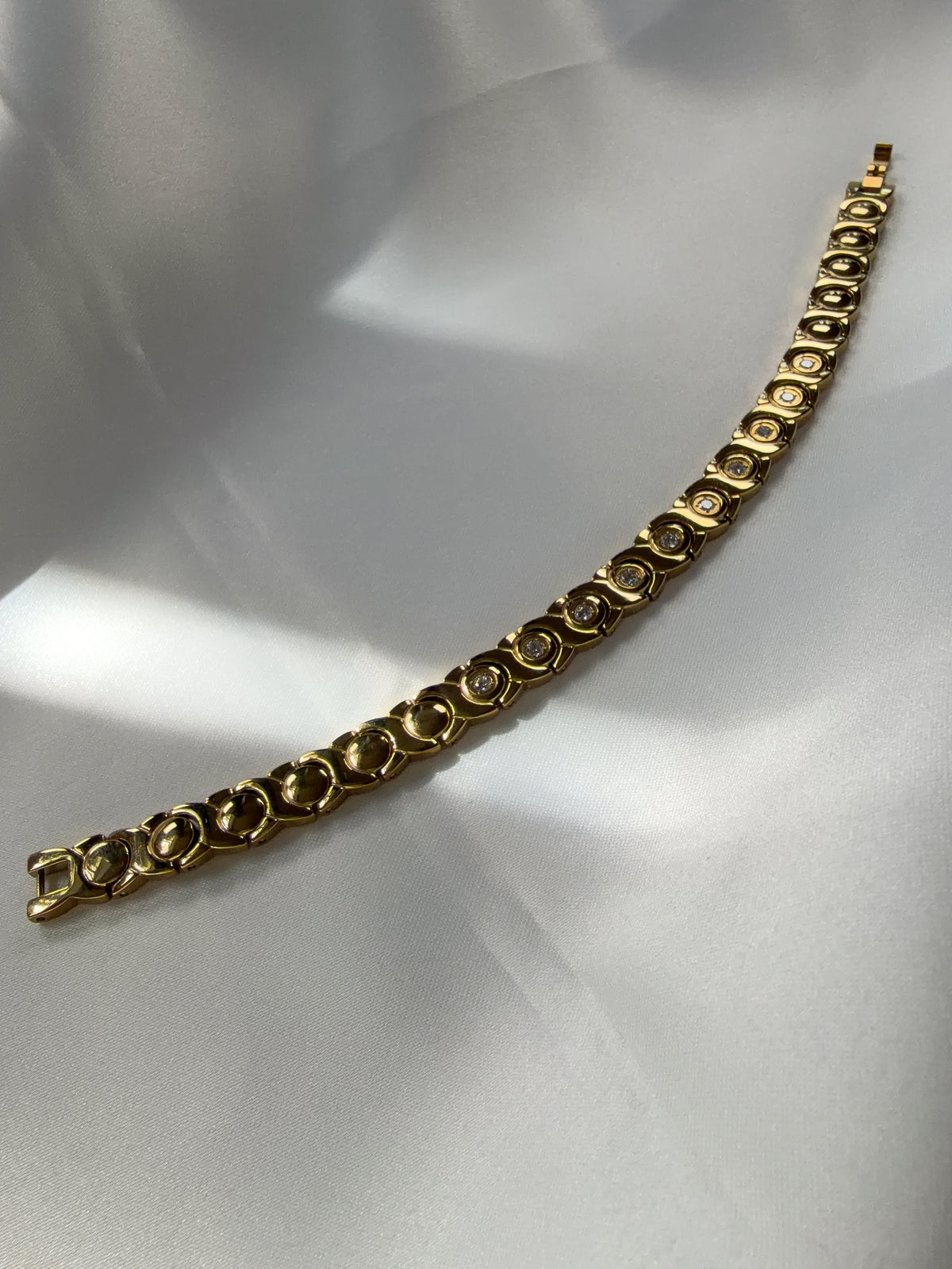 Solenne Zircon Link Bracelet