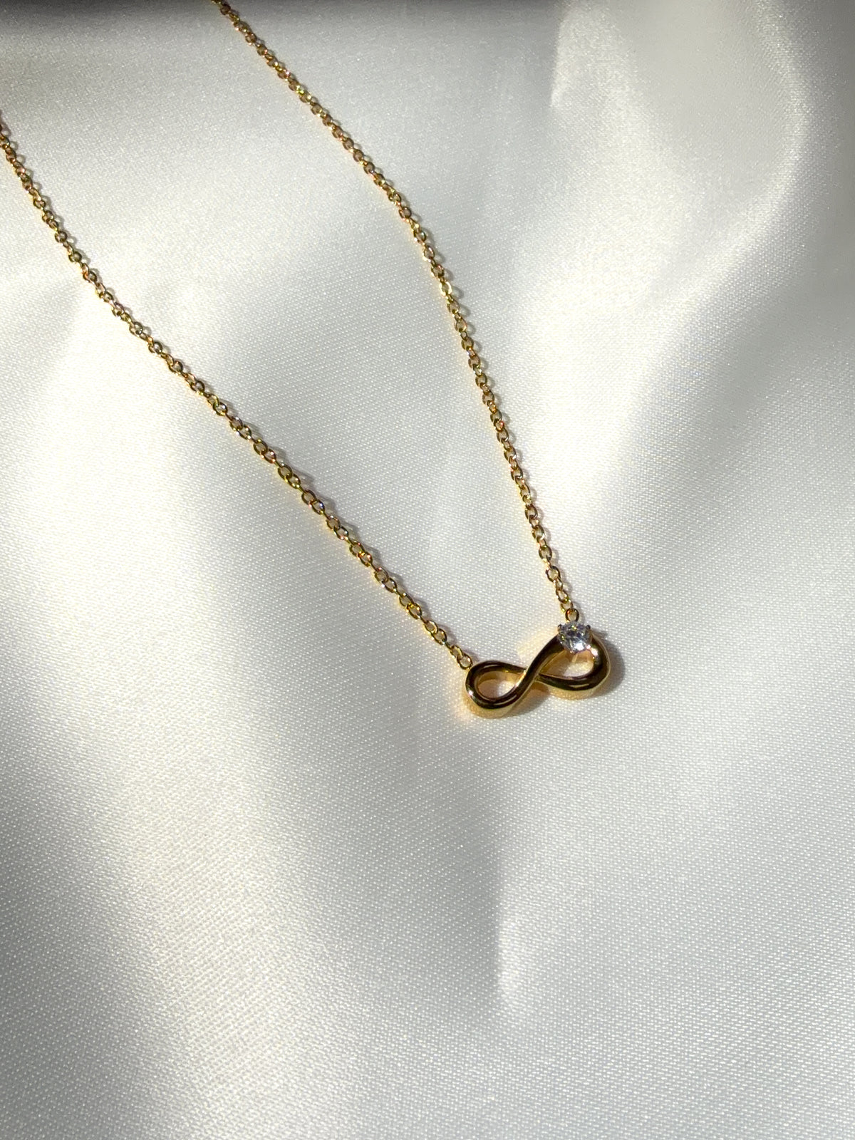 Infinity Spark Necklace