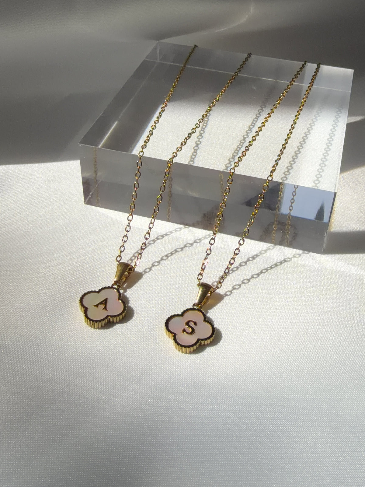 Signature Shell Initial Necklace