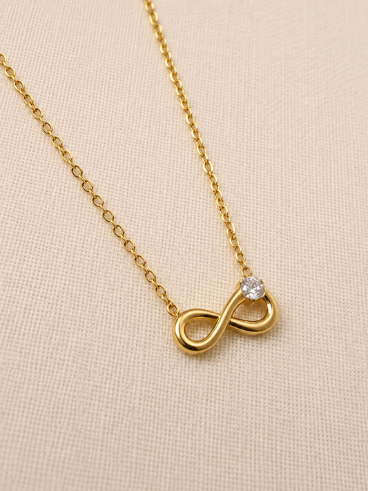Infinity Spark Necklace