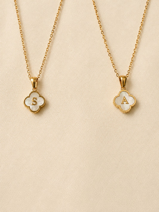 Signature Shell Initial Necklace