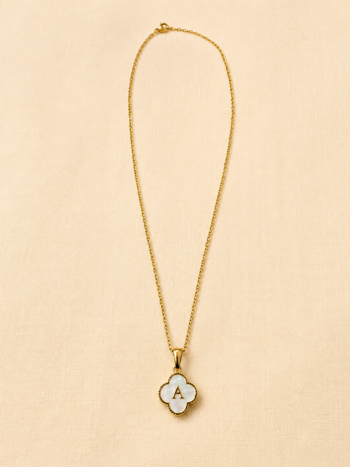 Signature Shell Initial Necklace