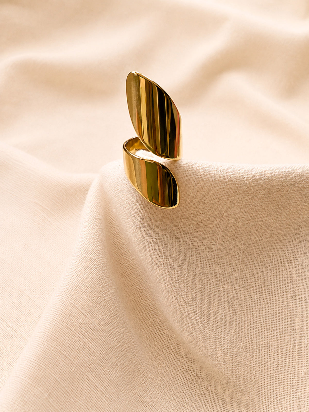 Flame Fold Open Ring