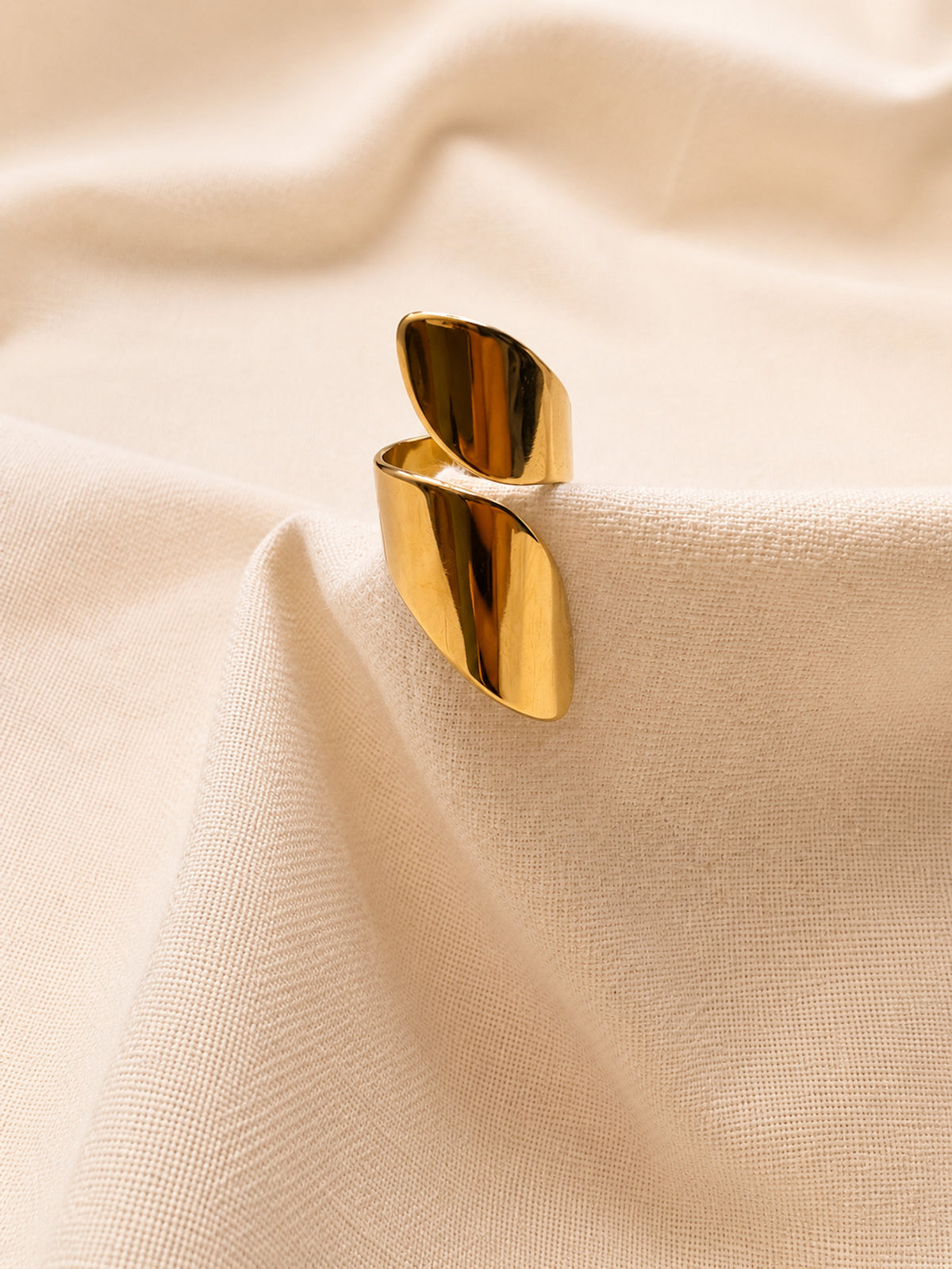 Flame Fold Open Ring