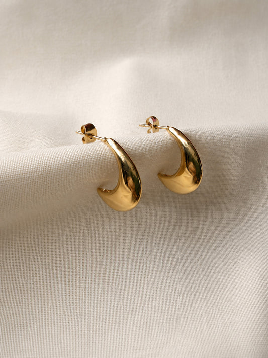 Vela Sculpted Drop Earrings