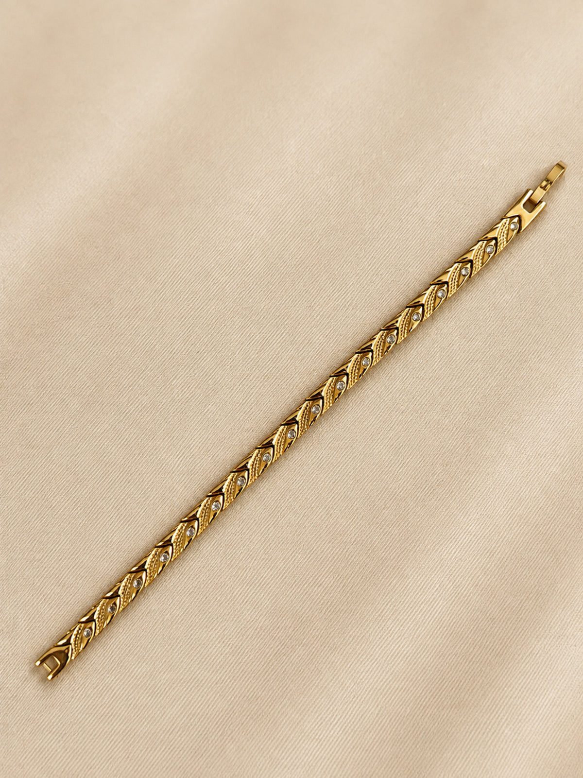 Aurelia Leaf Link Bracelet