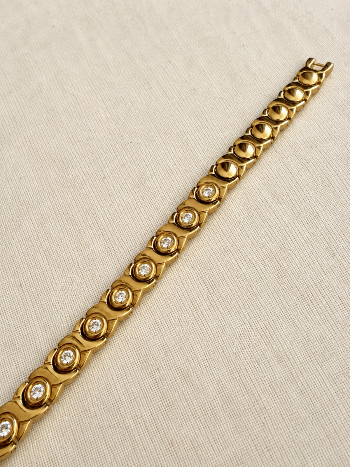 Solenne Zircon Link Bracelet