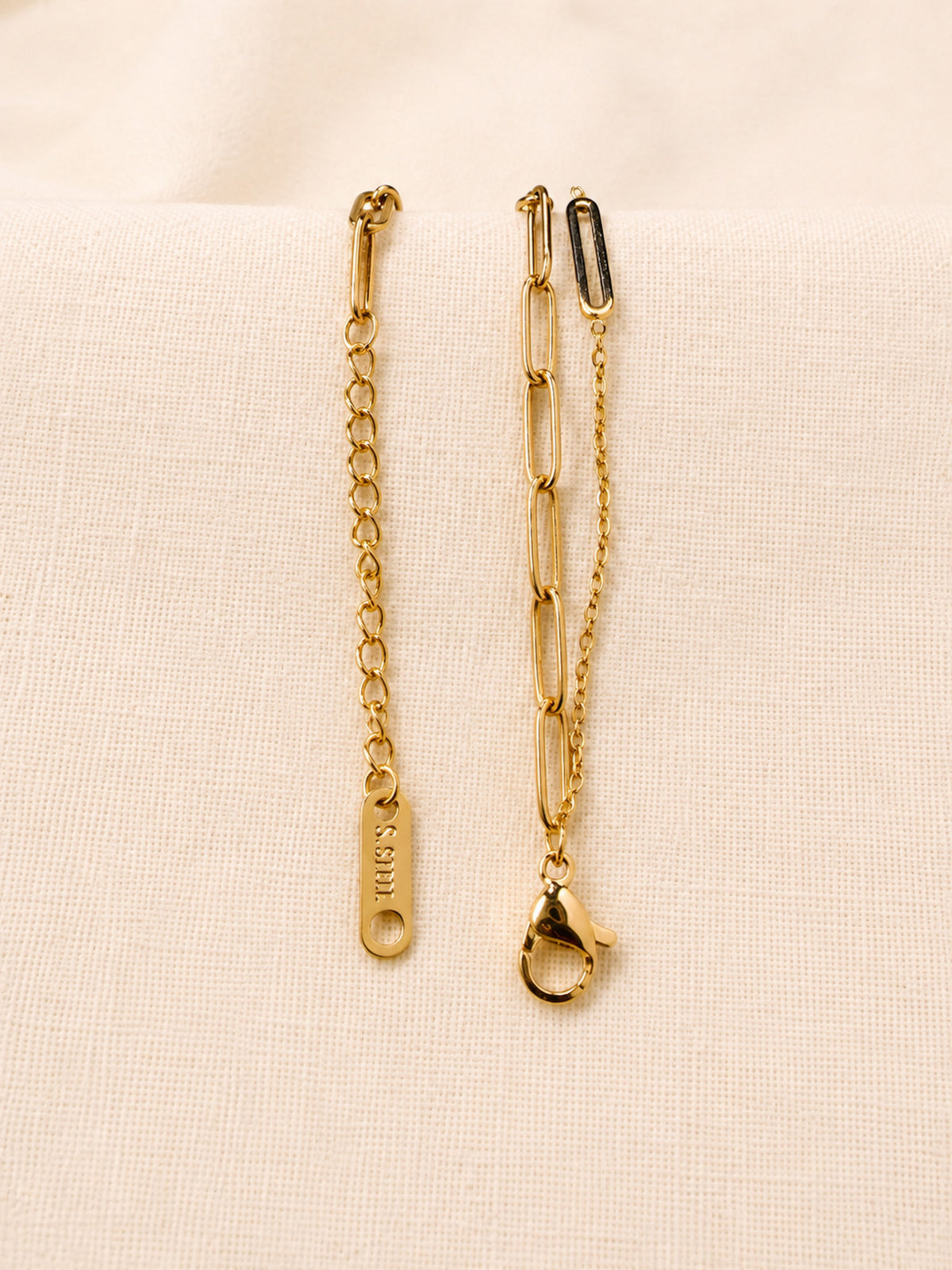 Seraphine Layered Paperclip Bracelet