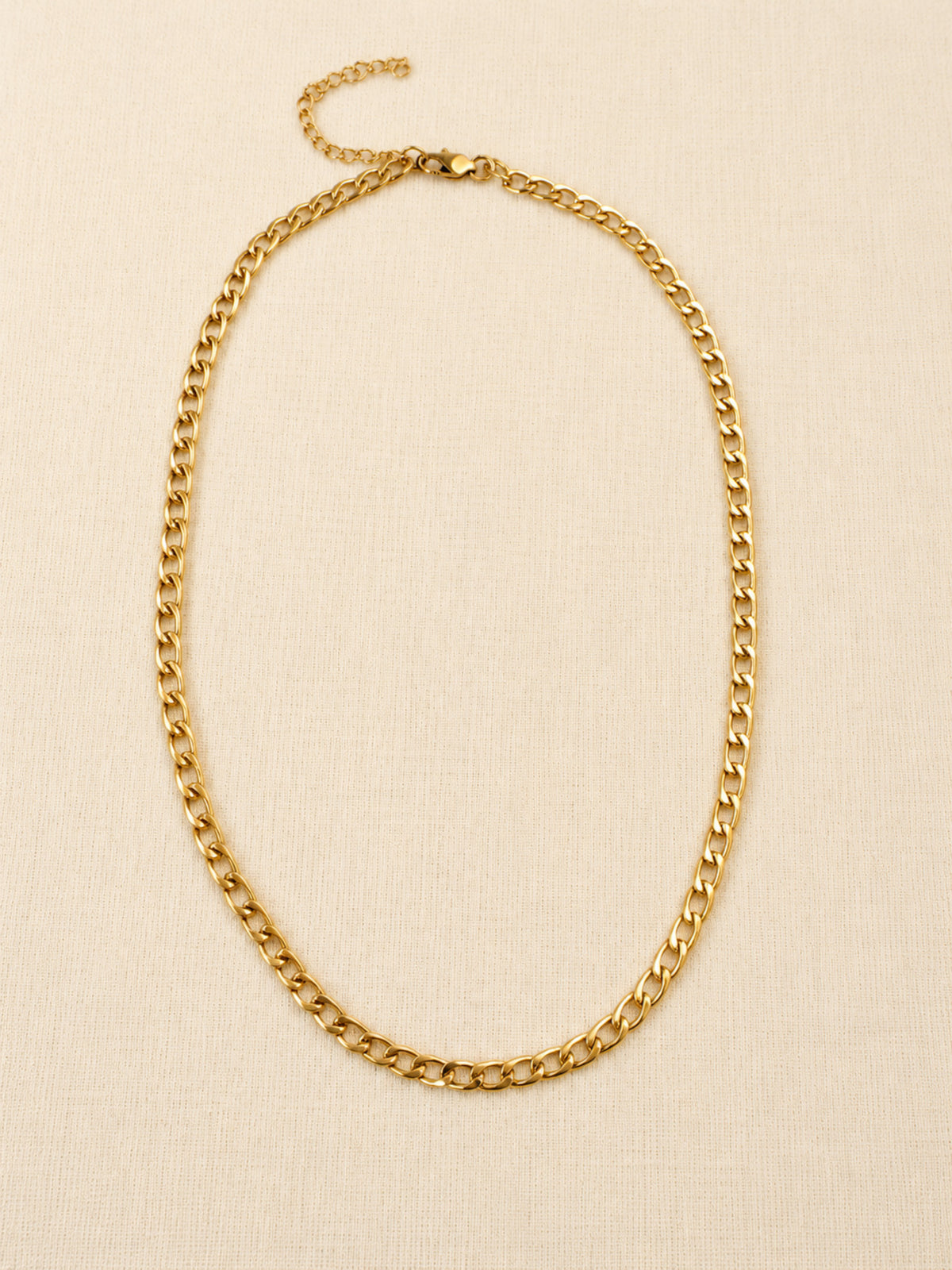 Classic Curb Chain Necklace