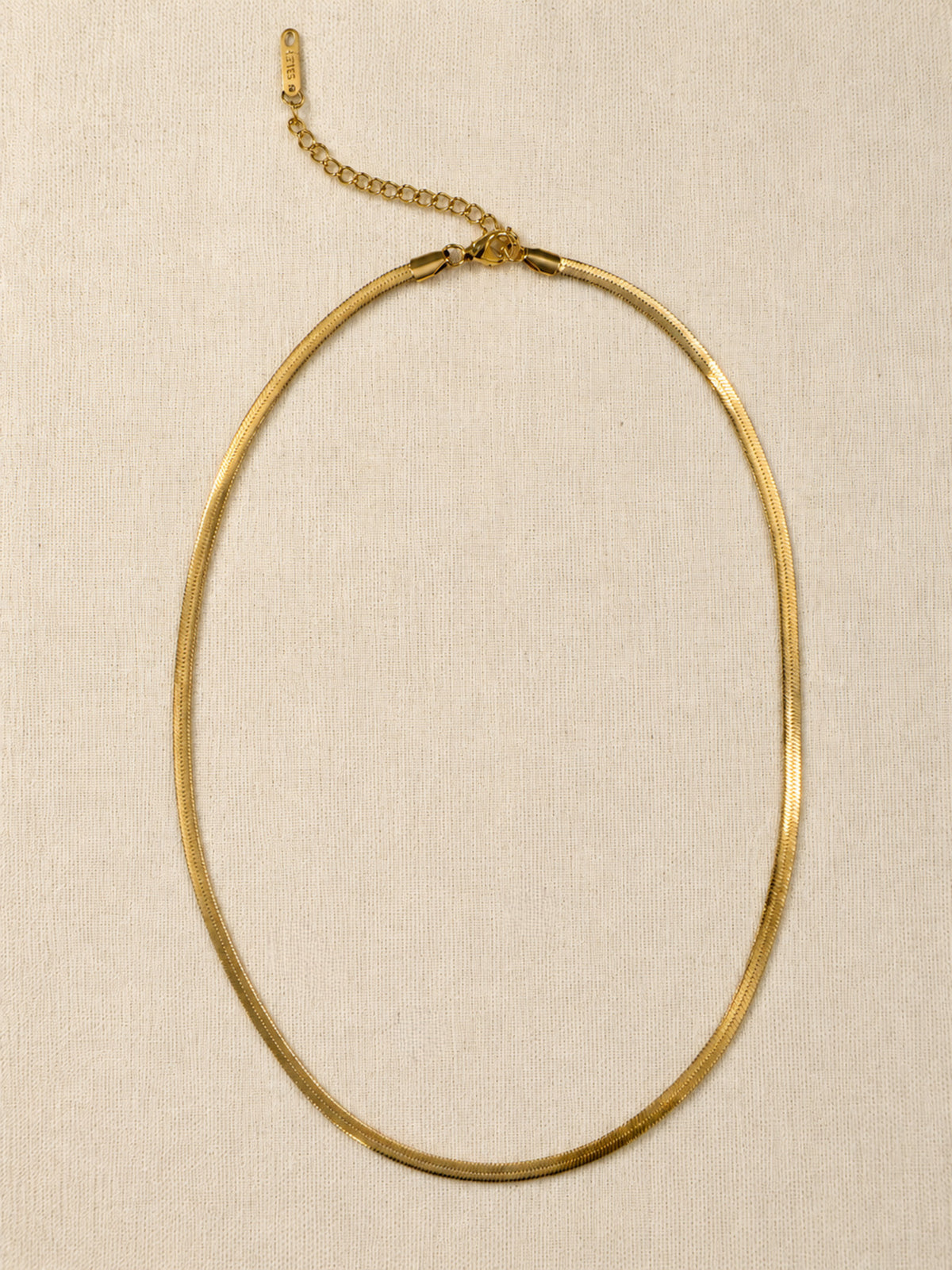 Sleek Blade Chain Necklace