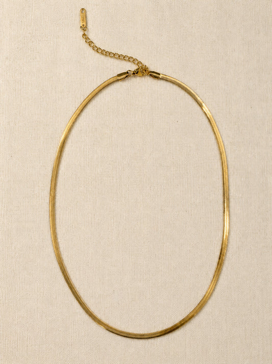Sleek Blade Chain Necklace