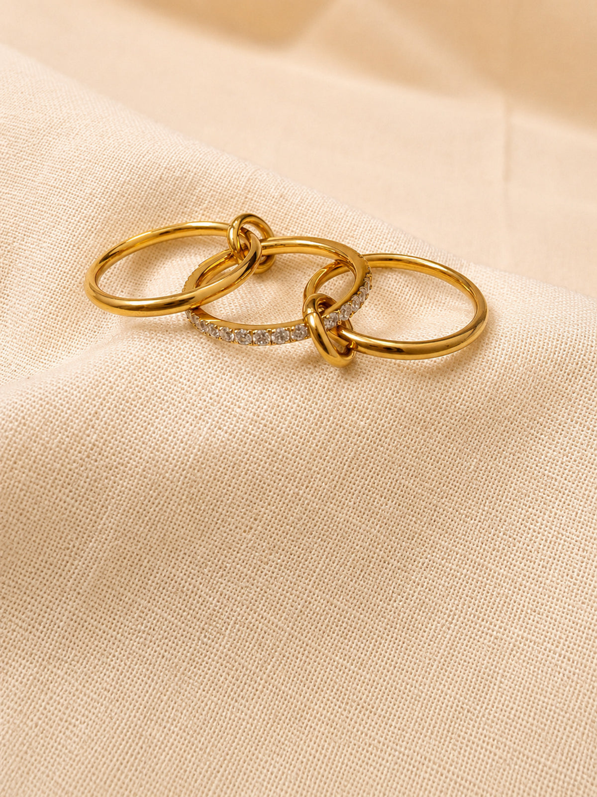 Virelle Triple Band Crystal Ring