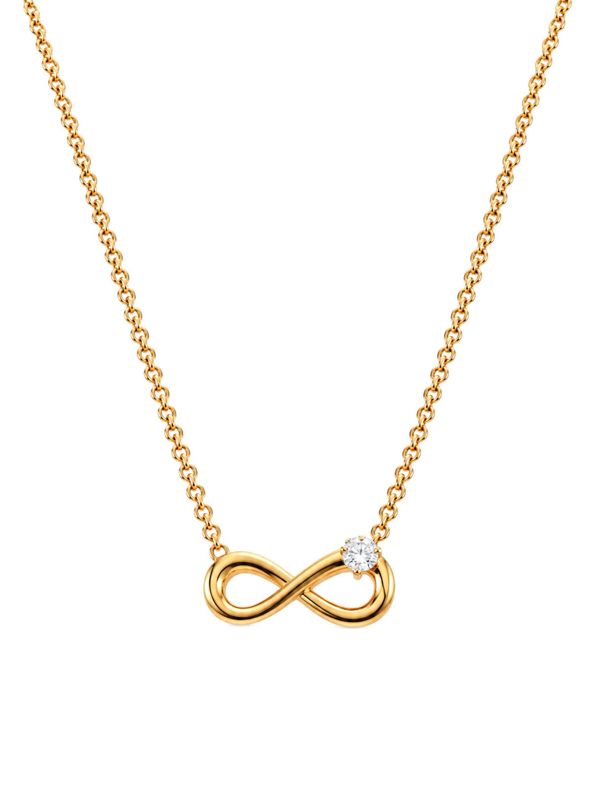 Infinity Spark Necklace